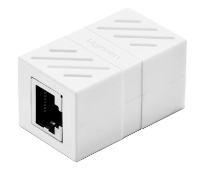 UGREEN NW114 Złączka sieciowa RJ45 Ethernet 8P/8C Cat.7 UTP (biała)